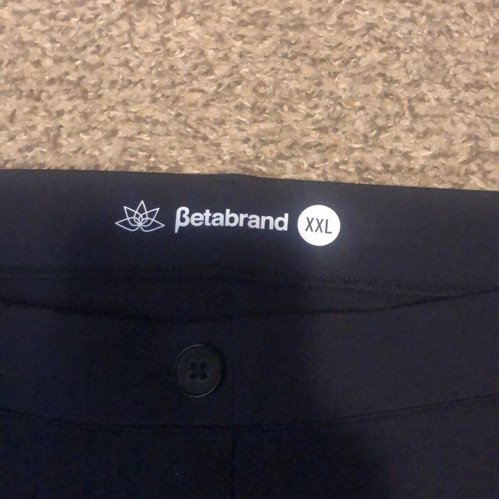 Betabrand Navy Blue Dress/Yoga Trousers - Picture 2 of 7